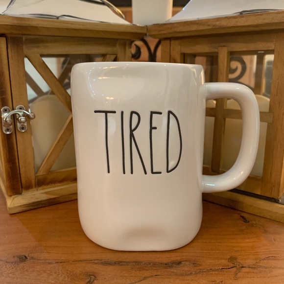 Rae Dunn Other - Rae Dunn TIRED Large Letter Mug 🎁